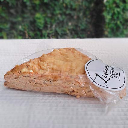 scon de queso y óregano gluten free