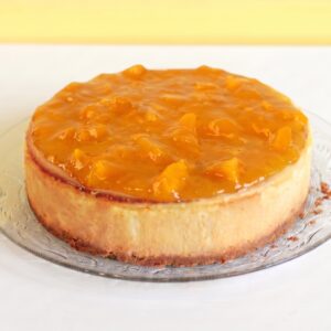 cheesecake de mango sin gluten