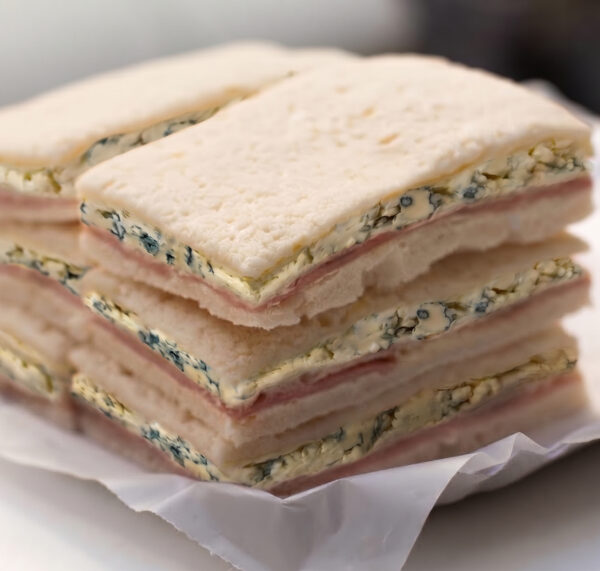 sandwich de miga sin gluten roquefort